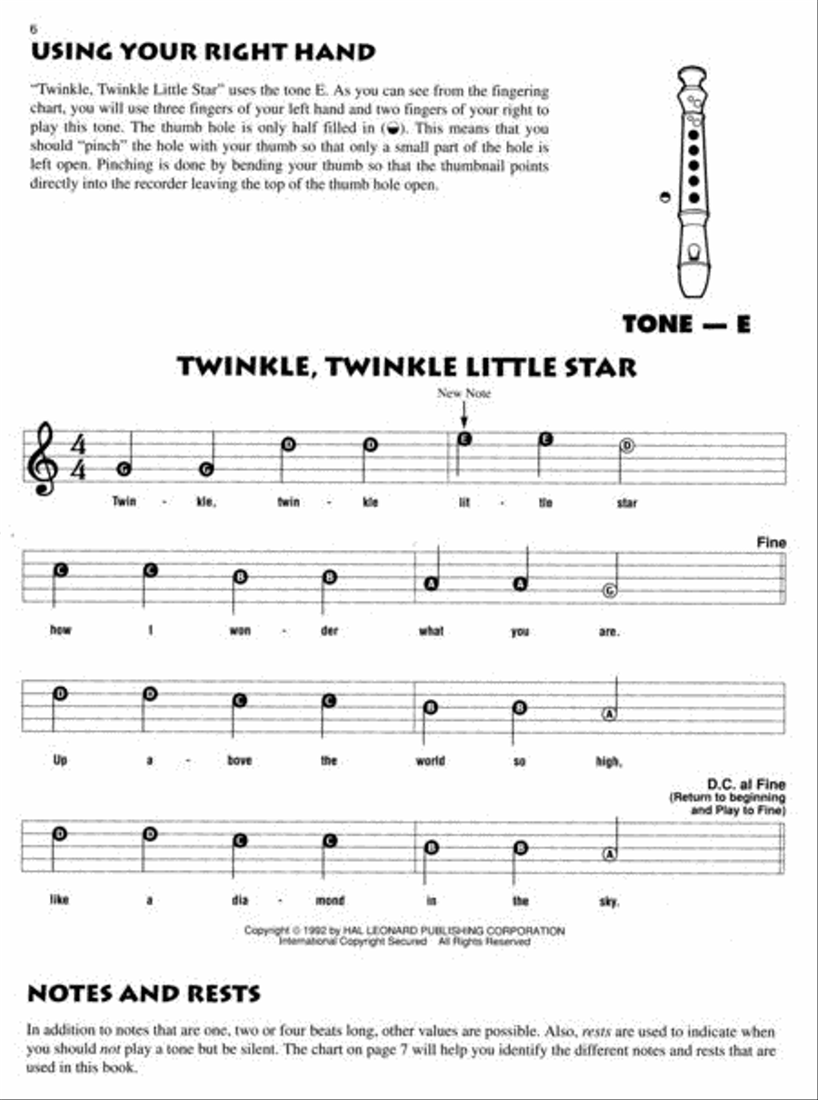 Songs for Kids Songs for Kids Recorder scores gallery preview page 2