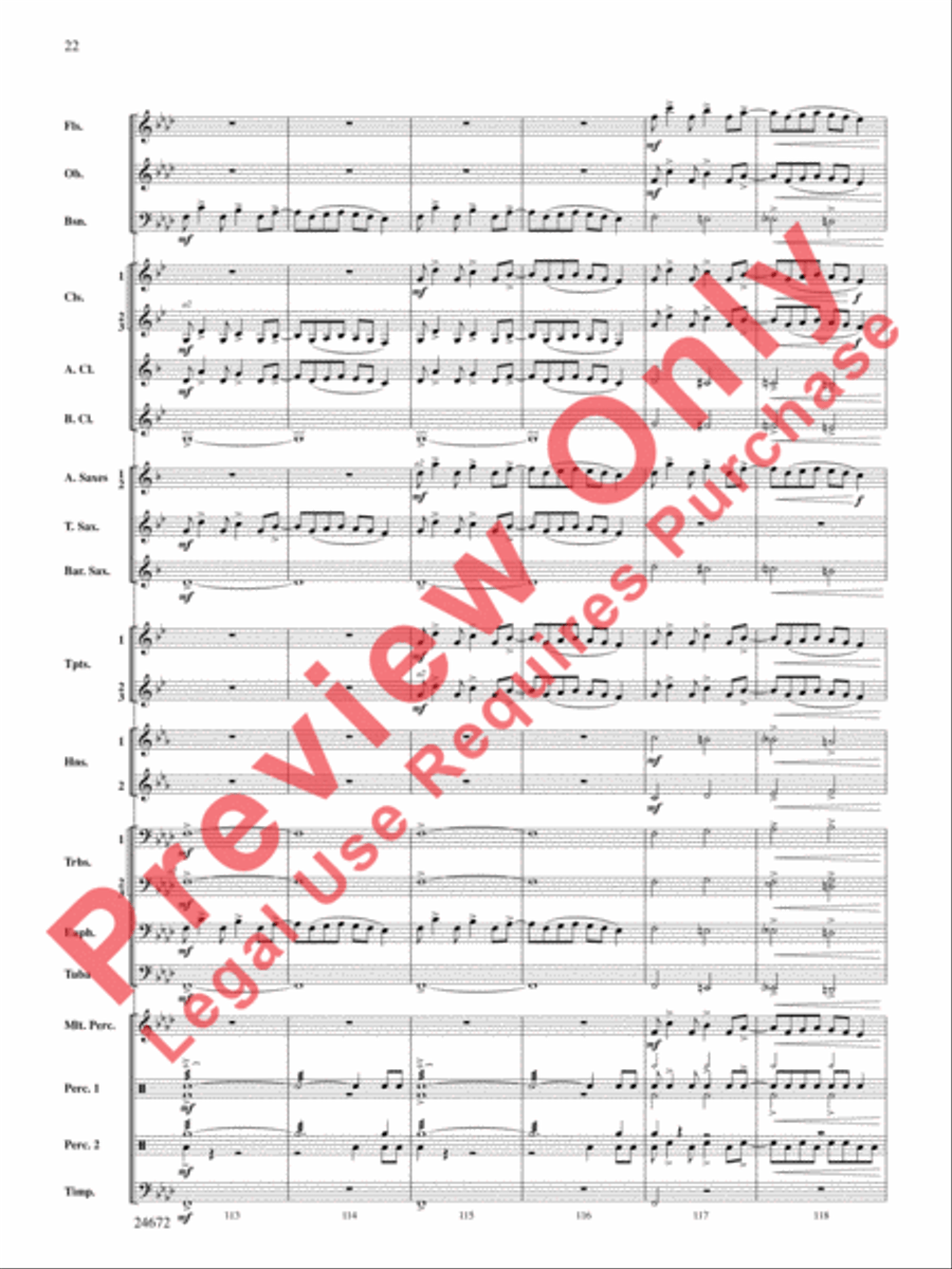Buenaventura Concert Band scores gallery preview page 23
