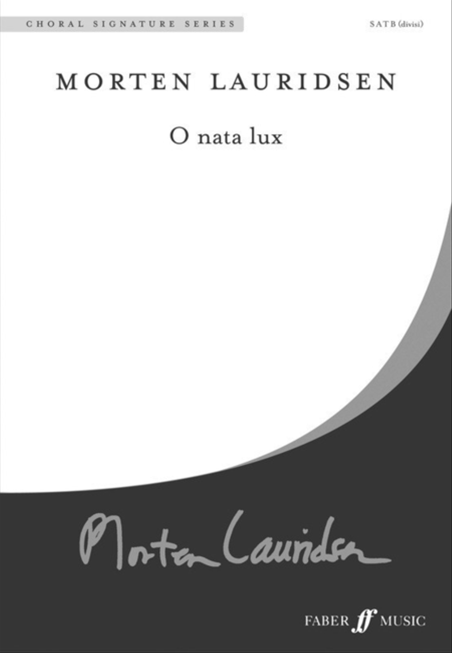 O Nata Lux Satb