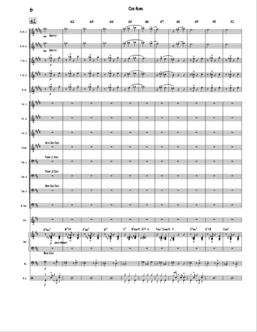 Con Alma Jazz Ensemble scores gallery preview page 6