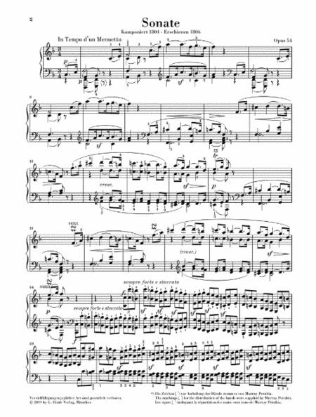 Piano Sonata No. 22 F Major Op. 54