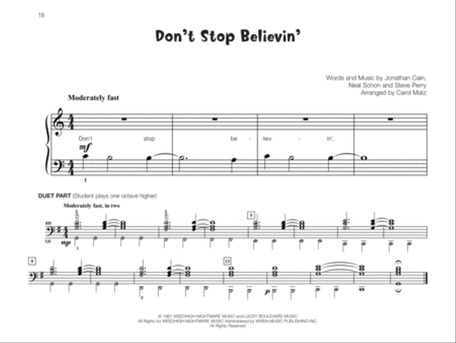 Famous & Fun Rock, Book 1 Piano Method scores gallery preview page 5