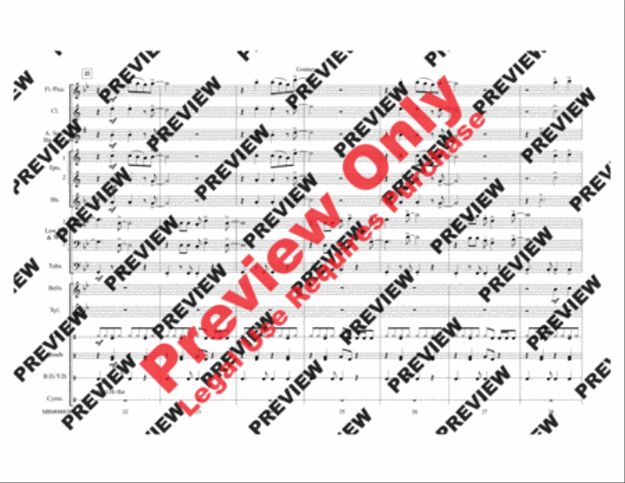 Hawaii Five-O Marching Band scores gallery preview page 5