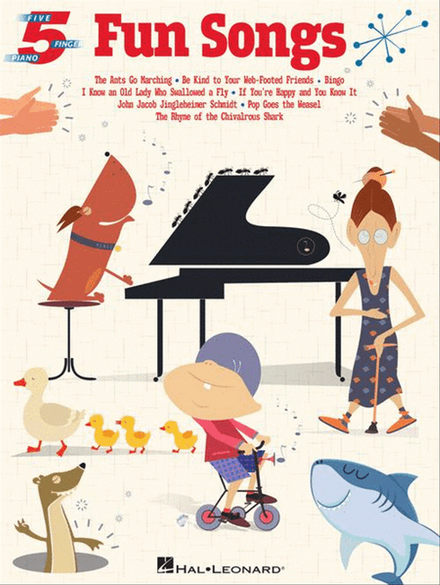 Fun Songs for Five-Finger Piano Piano scores gallery preview page 2