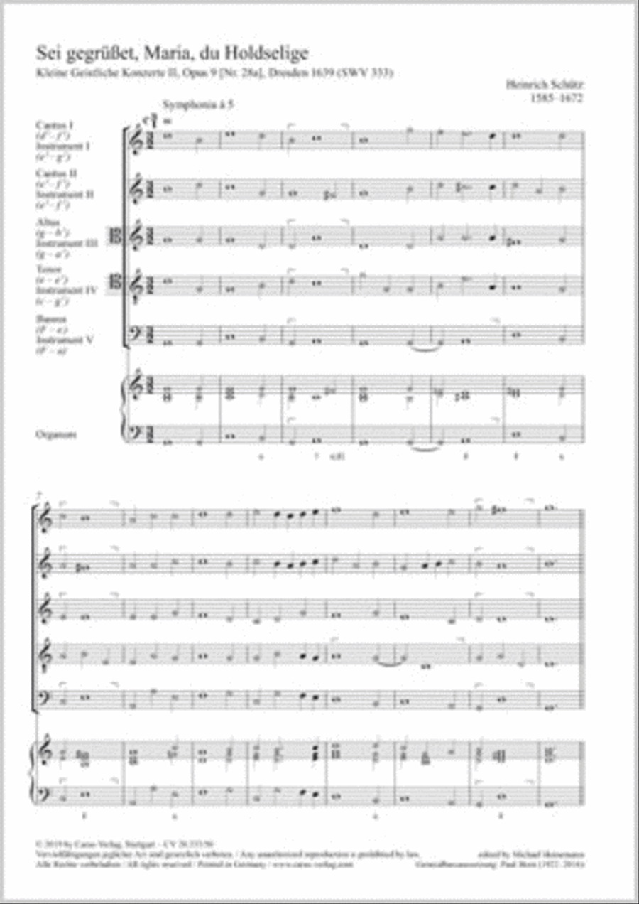 The annunciation SSATB scores gallery preview page 1