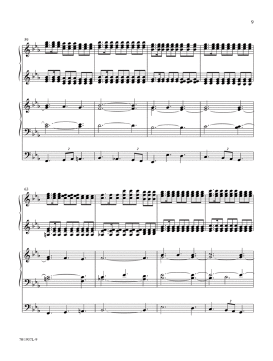 Festive Preludes for the Church Year Organ scores gallery preview page 9