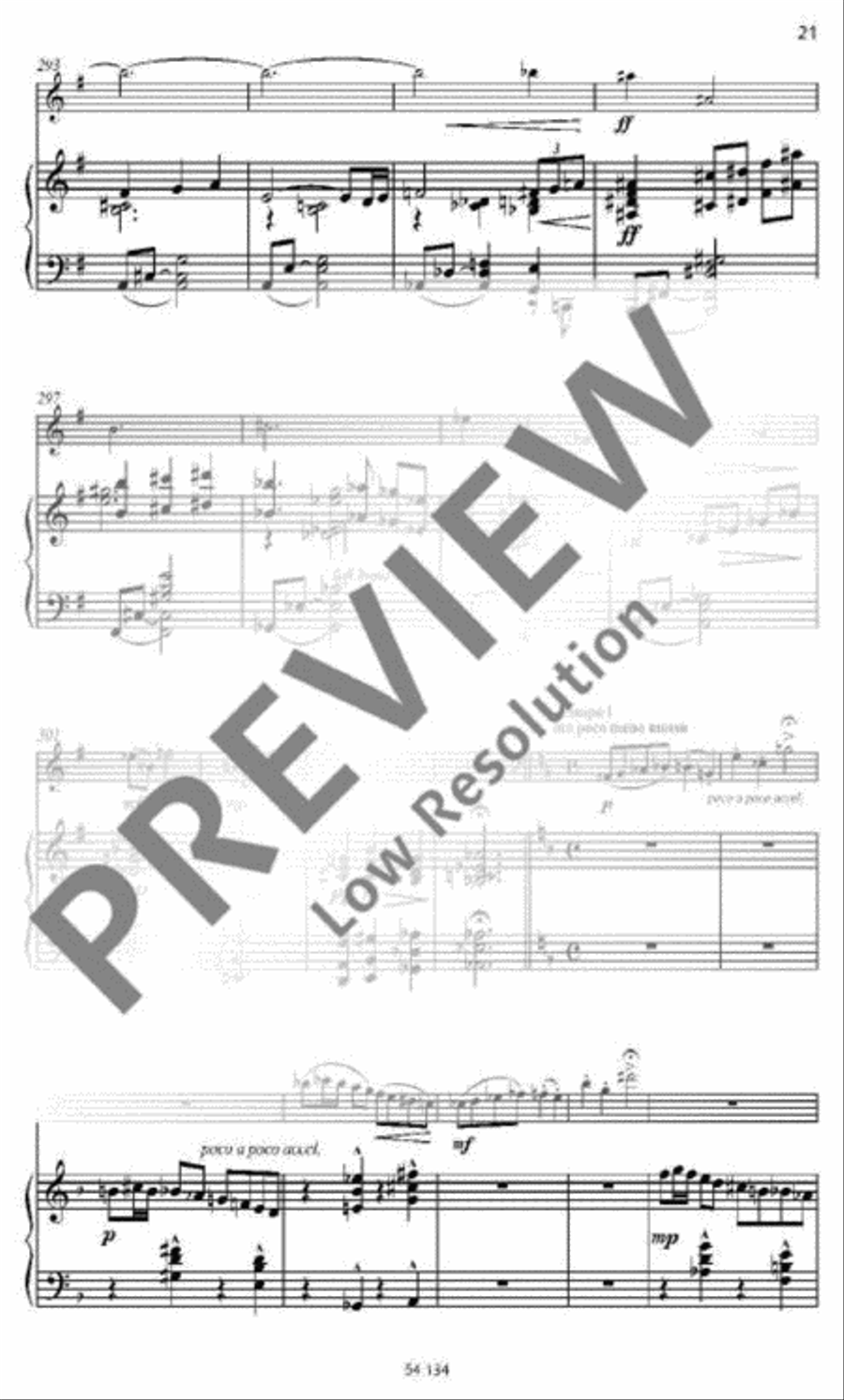 Jazz Sonata Piano Accompaniment scores gallery preview page 20