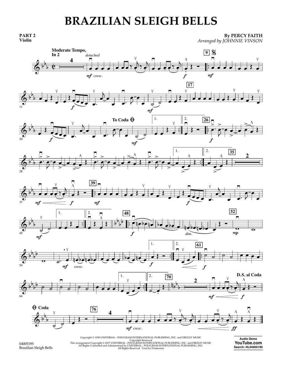 Brazilian Sleigh Bells - Pt.2 - Violin