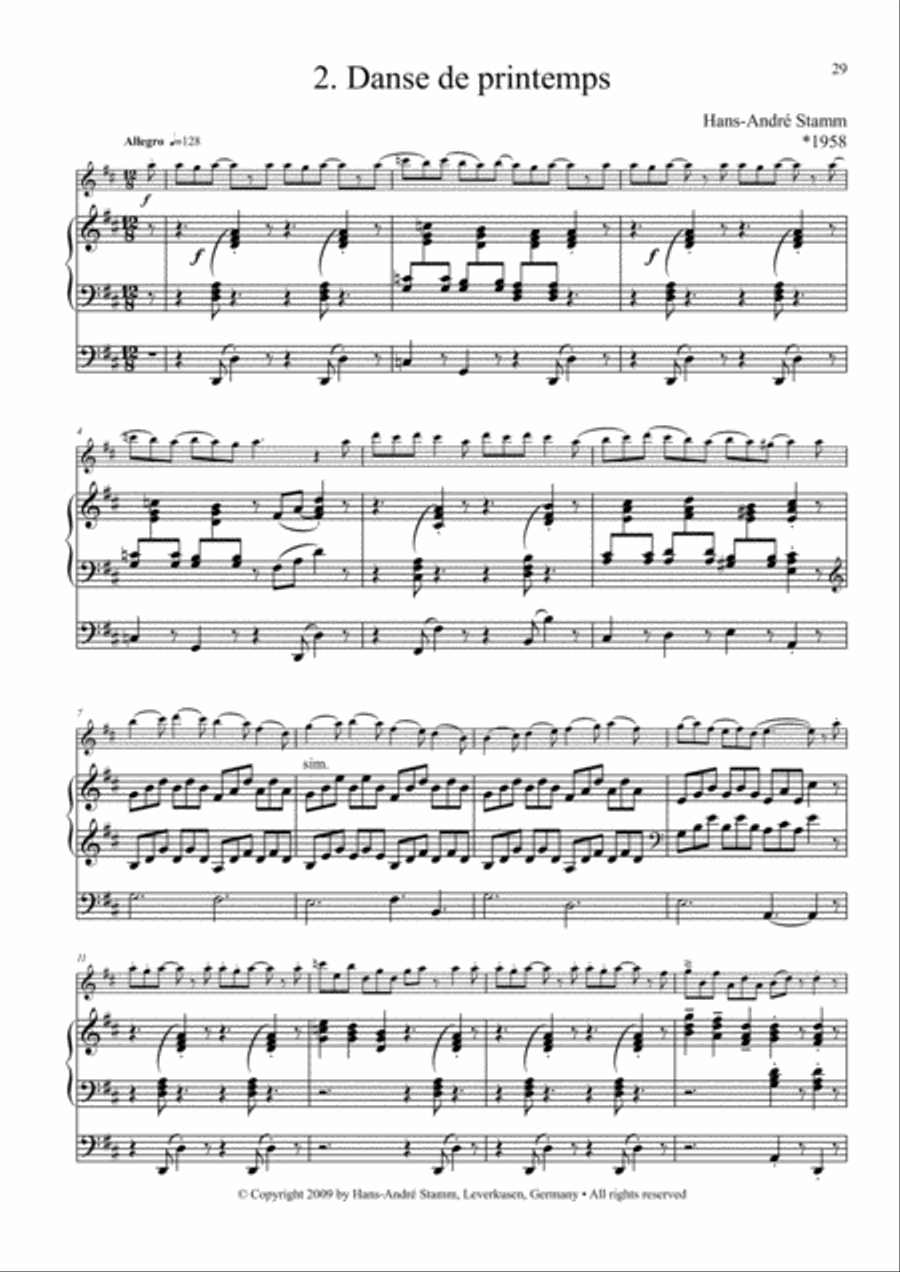 Organ Sound and Flute Magic Vol. II for flute & organ Woodwind Duet scores gallery preview page 5