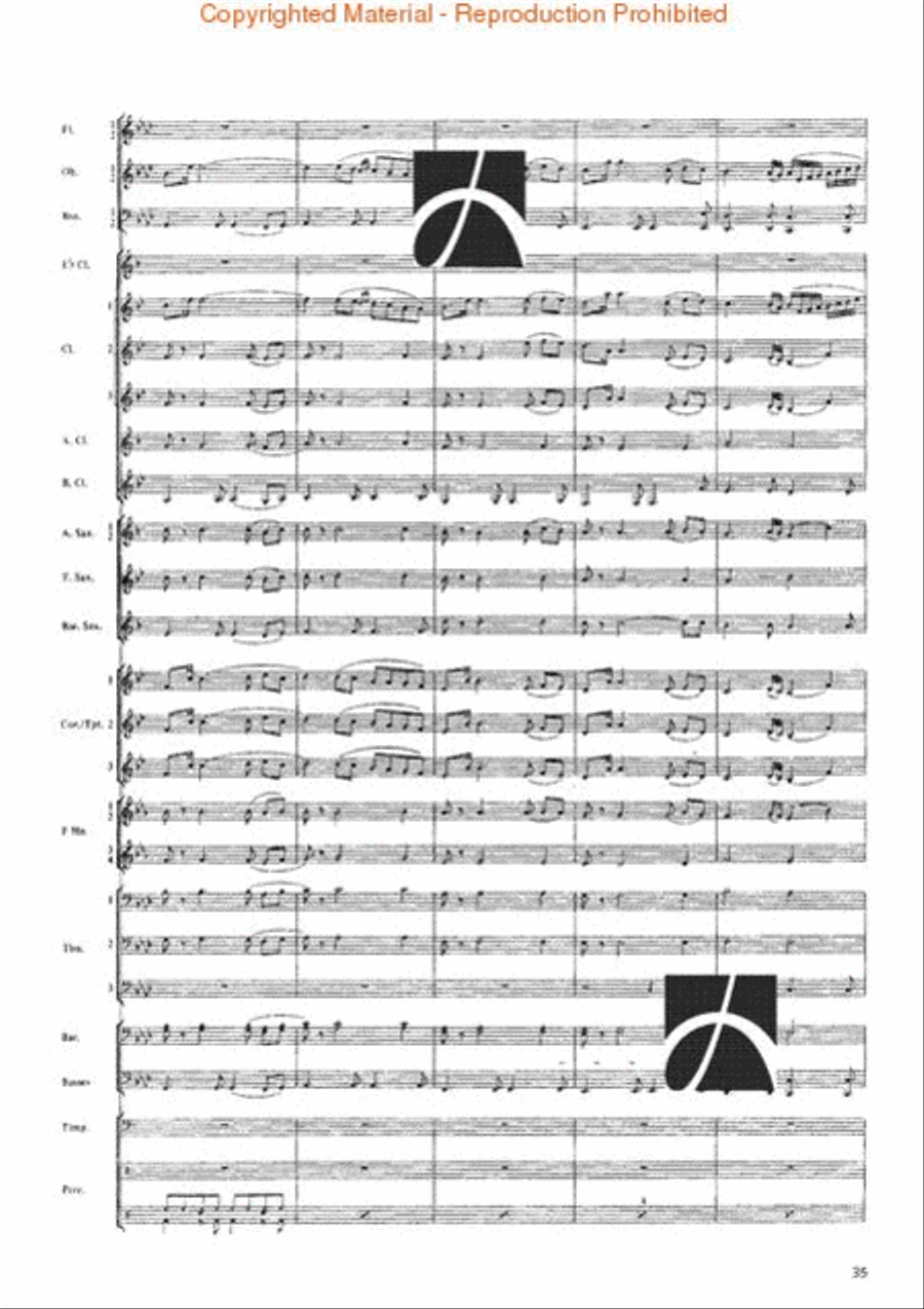 La Storia Concert Band scores gallery preview page 31