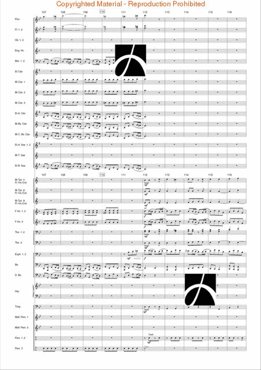 Tanczi Concert Band scores gallery preview page 13