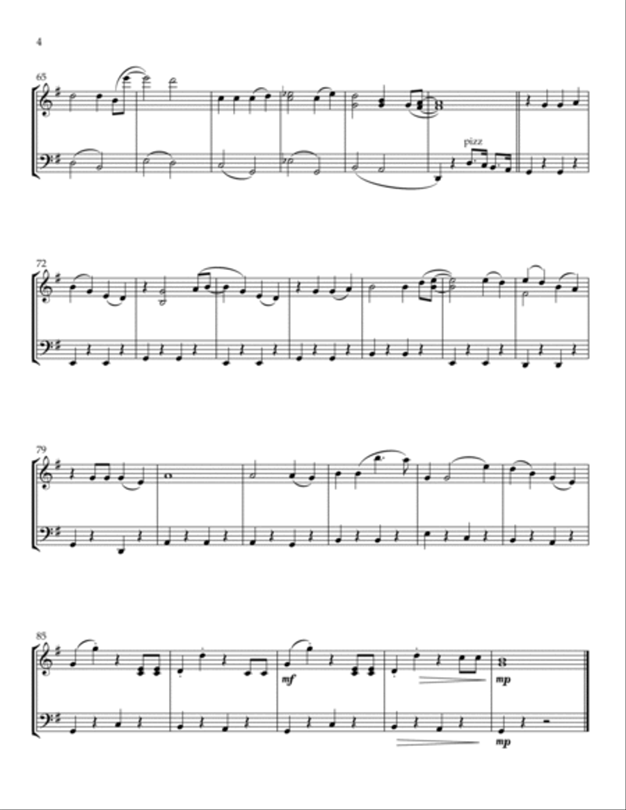 Sukiyaki String Duet scores gallery preview page 6