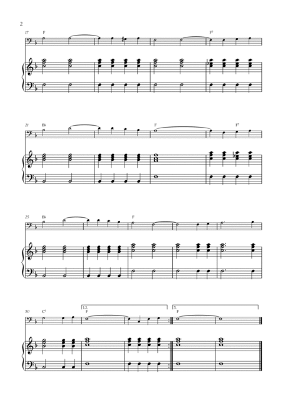 You Are My Sunshine You Are My Sunshine Piano scores gallery preview page 2