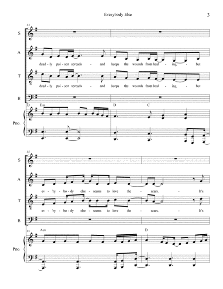 Everybody Else Voice scores gallery preview page 3
