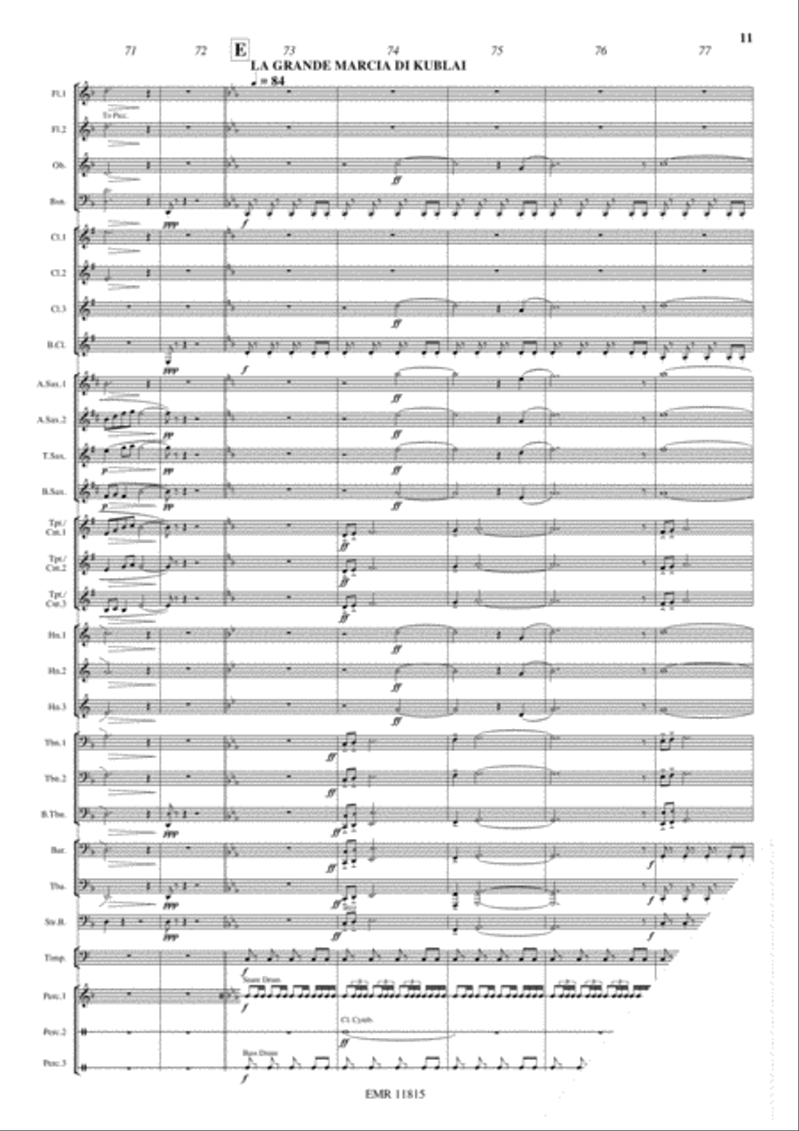Marco Polo Marco Polo Concert Band scores gallery preview page 12
