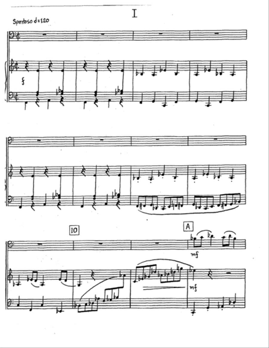 Bagatelles Euphonium scores gallery preview page 4
