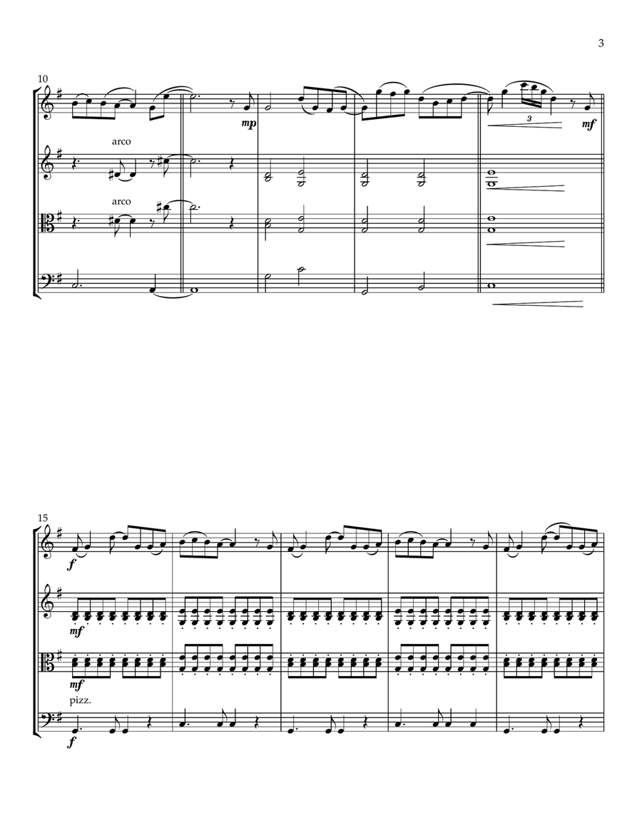 I Found Love String Trio scores gallery preview page 4