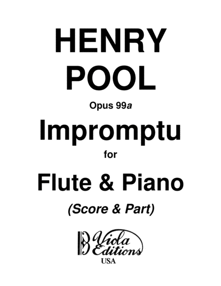 Impromptu for Flute and Piano image number null