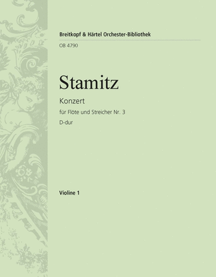 Book cover for Flute Concerto No. 3 in D major