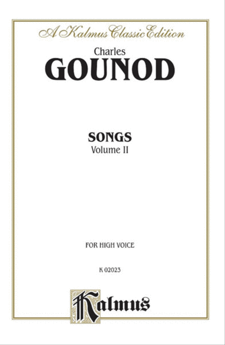 Songs, Volume 2