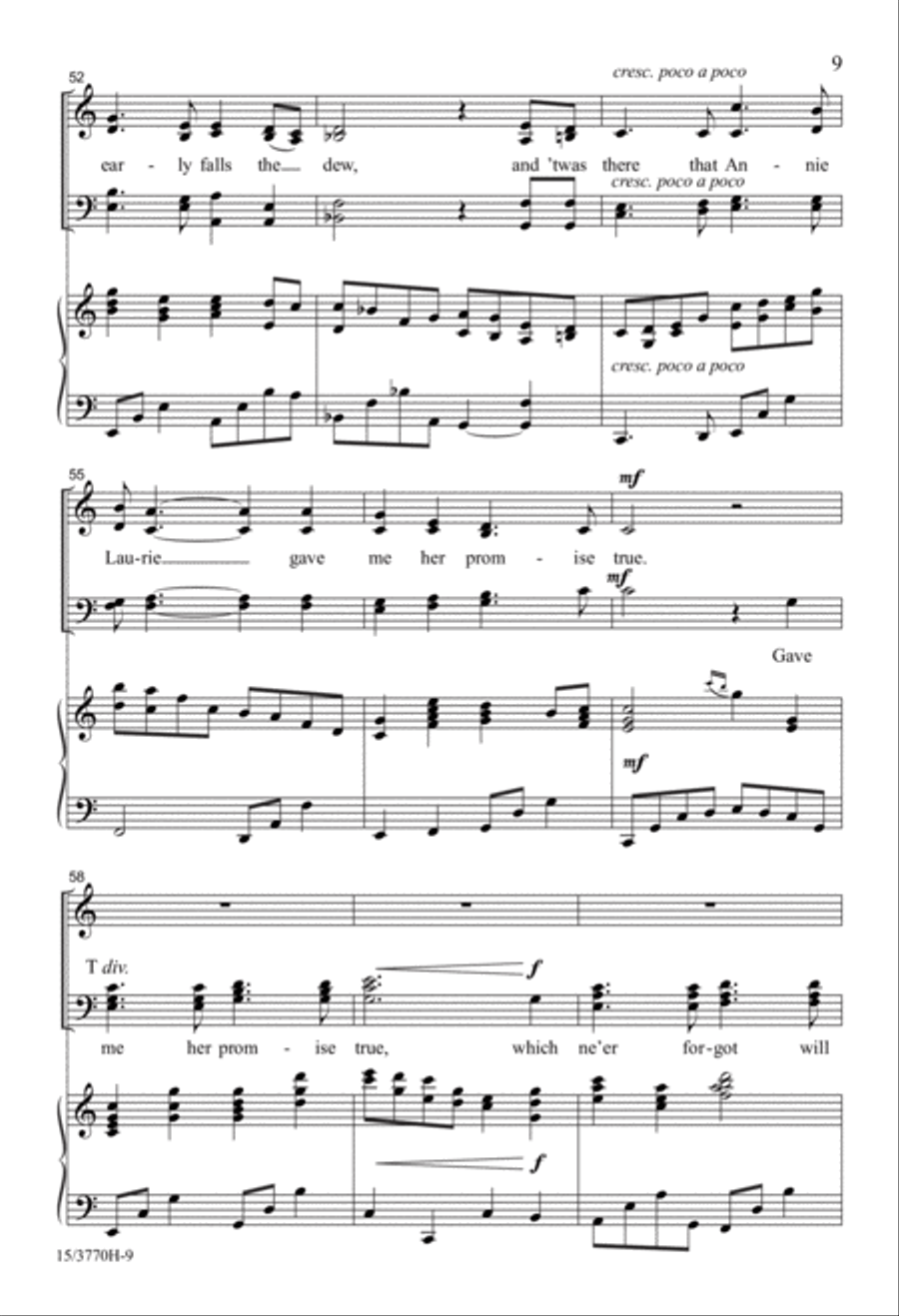 From Loch and Glen 4-Part scores gallery preview page 9