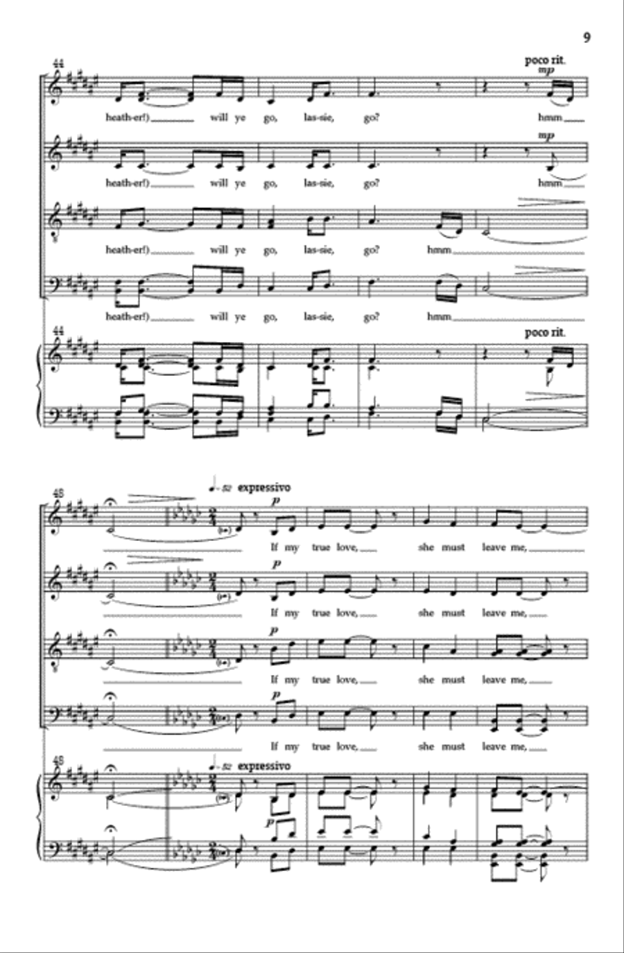 The Wild Mountain Thyme The Wild Mountain Thyme Divisi scores gallery preview page 8