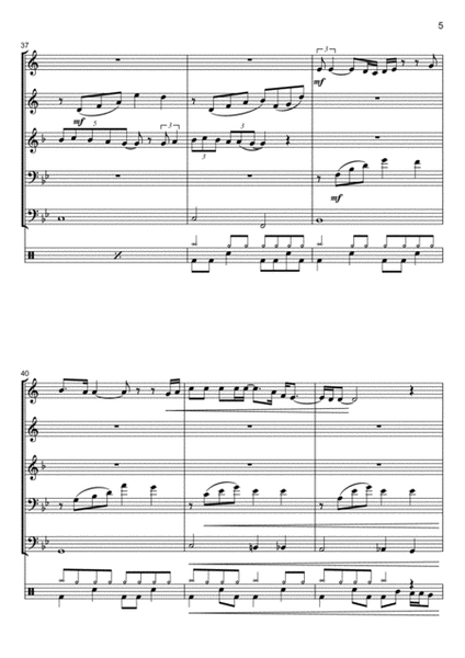 BOHEMIAN RHAPSODY - Queen | Brass Quintet & Drumset image number null