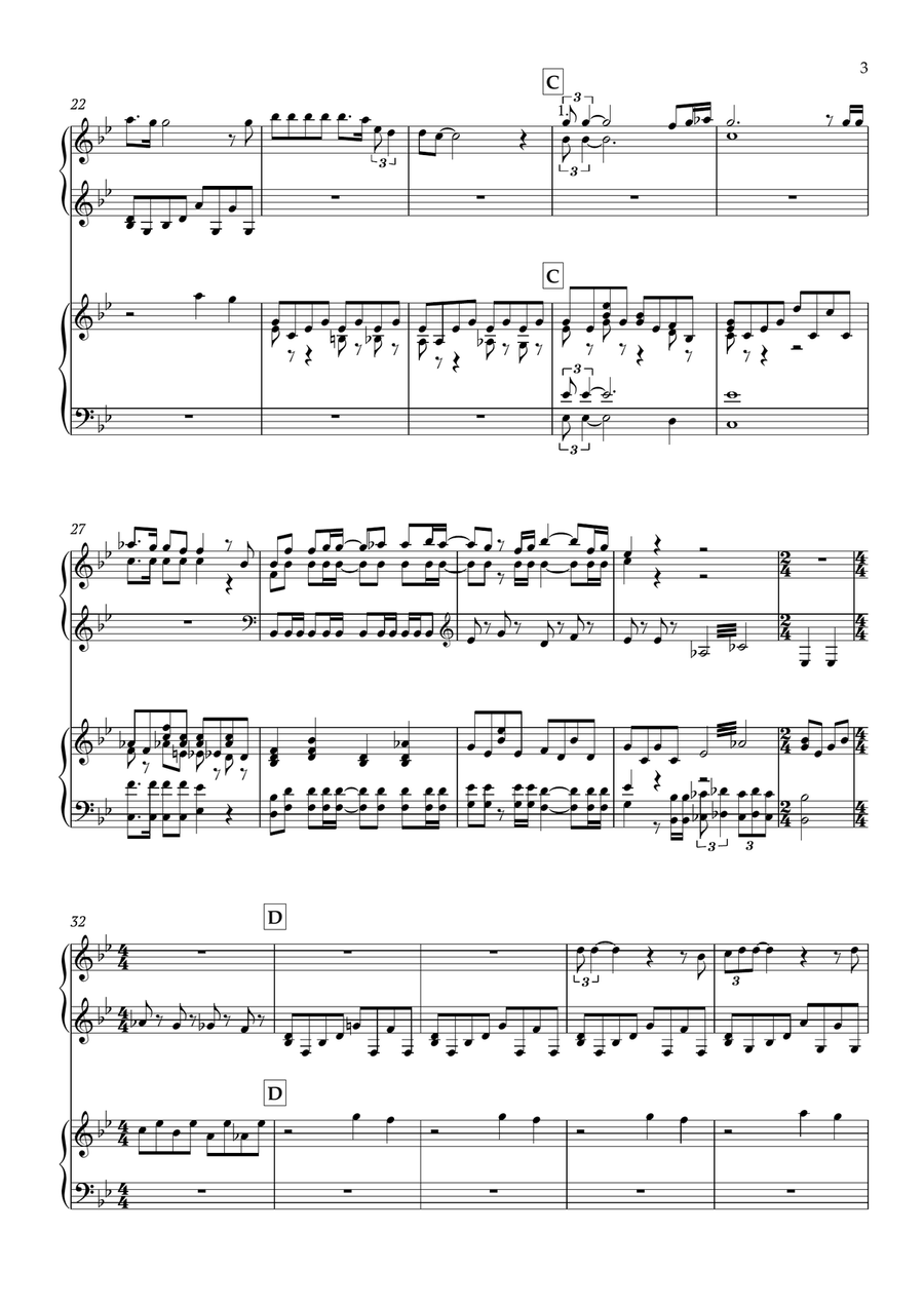 Bohemian Rhapsody Marimba scores gallery preview page 4