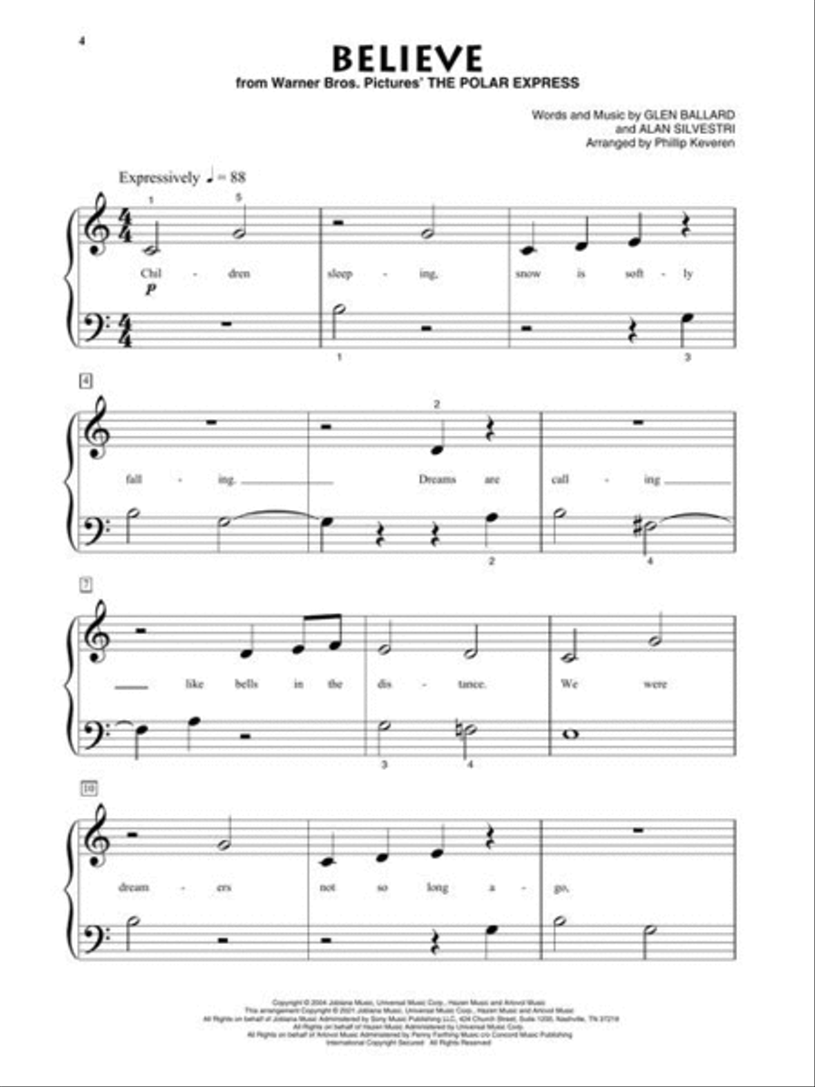 A Magical Christmas A Magical Christmas Piano Solo scores gallery preview page 5