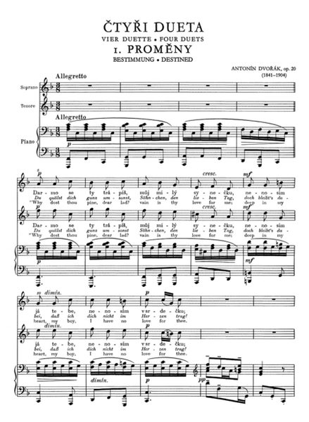 Moravian Duets, op. 20, 32, 38