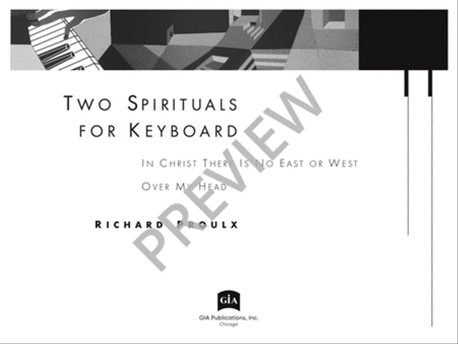 Two Spirituals for Keyboard Piano scores gallery preview page 3