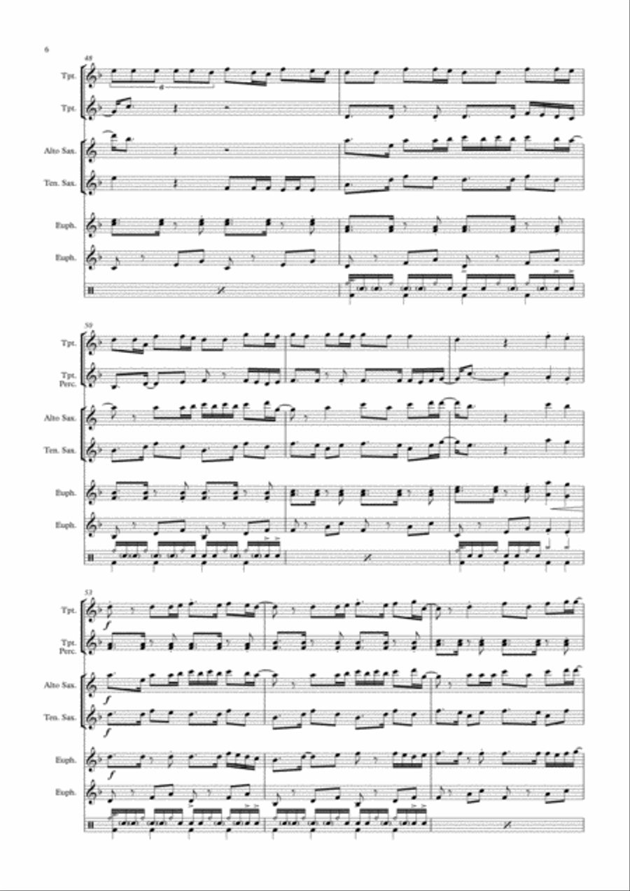 Despacito Small Ensemble scores gallery preview page 6