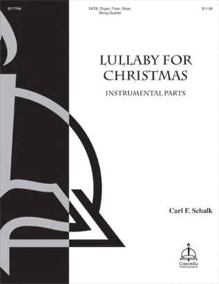 Book cover for Lullaby for Christmas (Instrumental Parts)