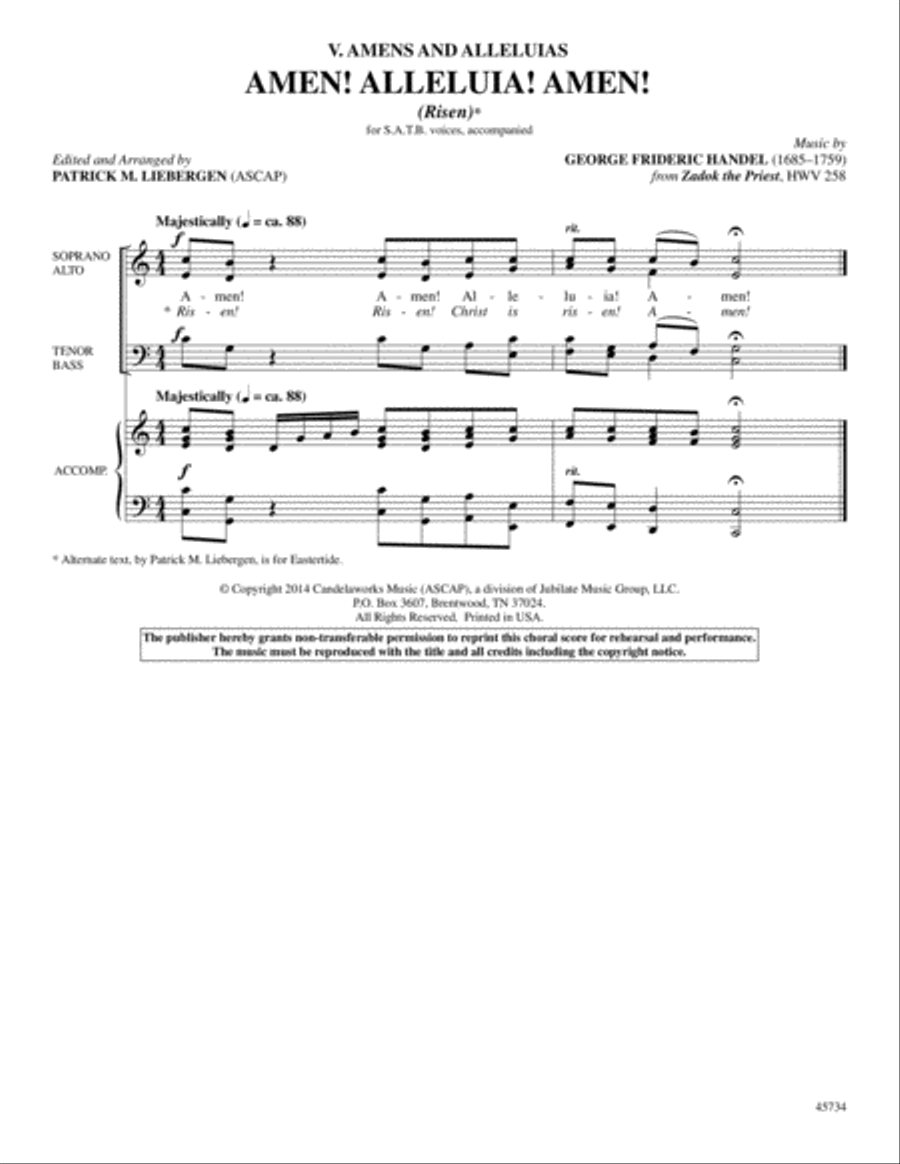Instant Introits and Amens Choir scores gallery preview page 46