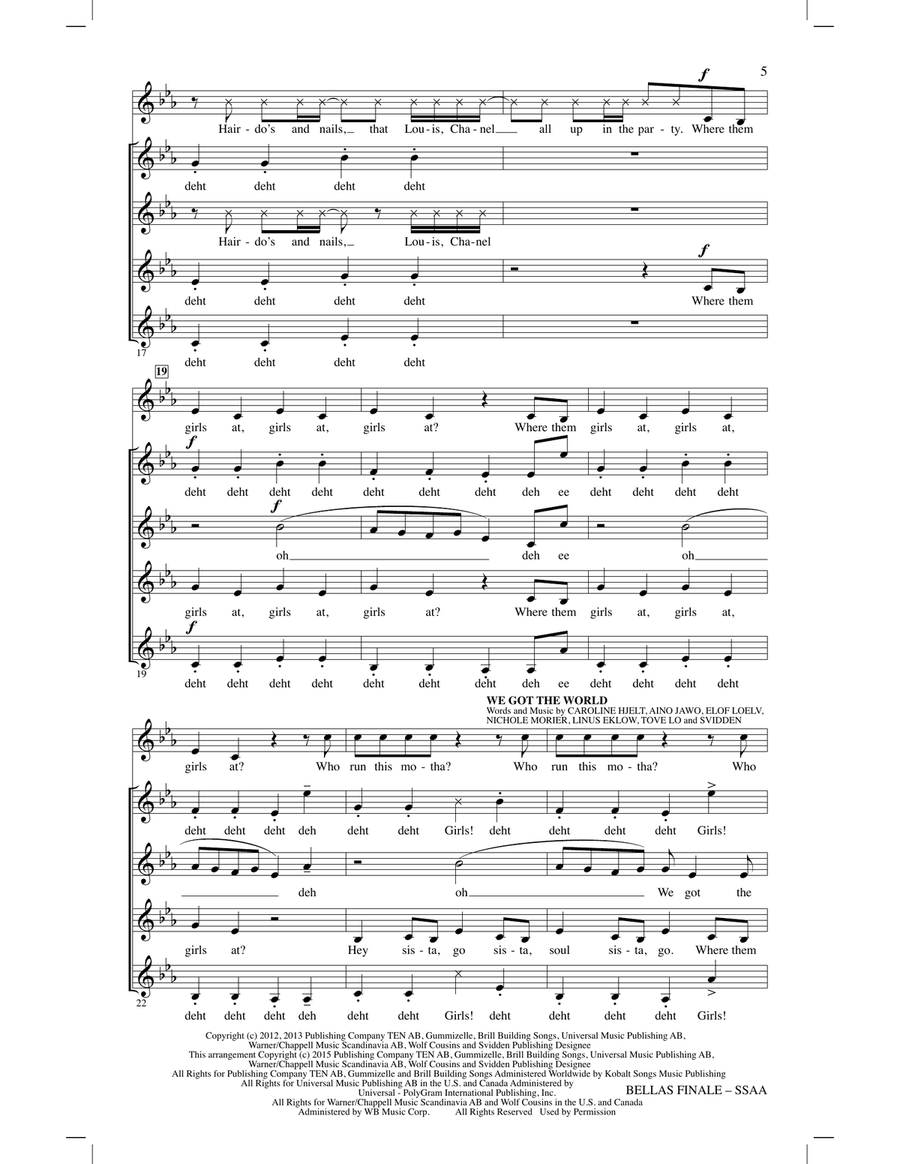 Bellas Finale SSAA scores gallery preview page 4