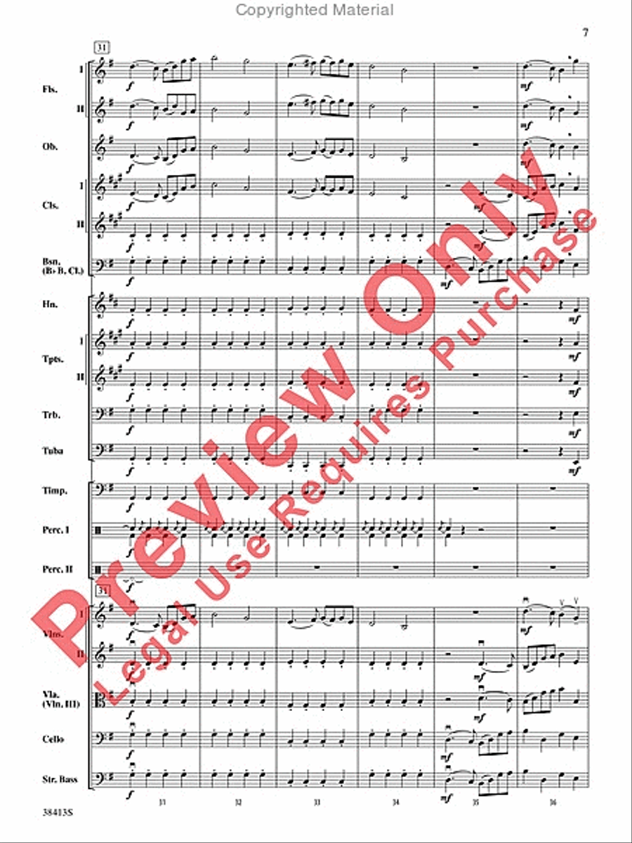 Freedom Finale Full Orchestra scores gallery preview page 8