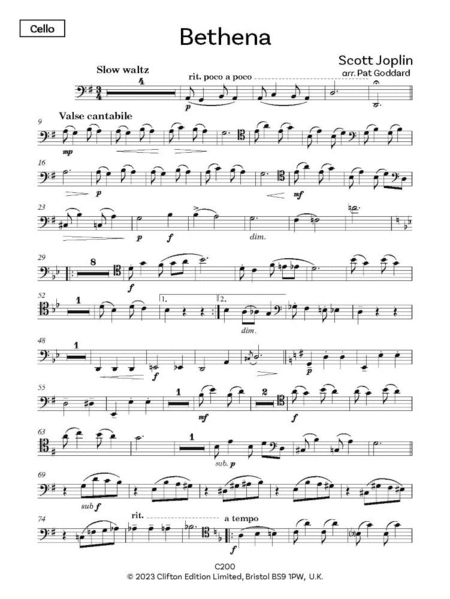 Joplin Rags: arr. Cello & Piano