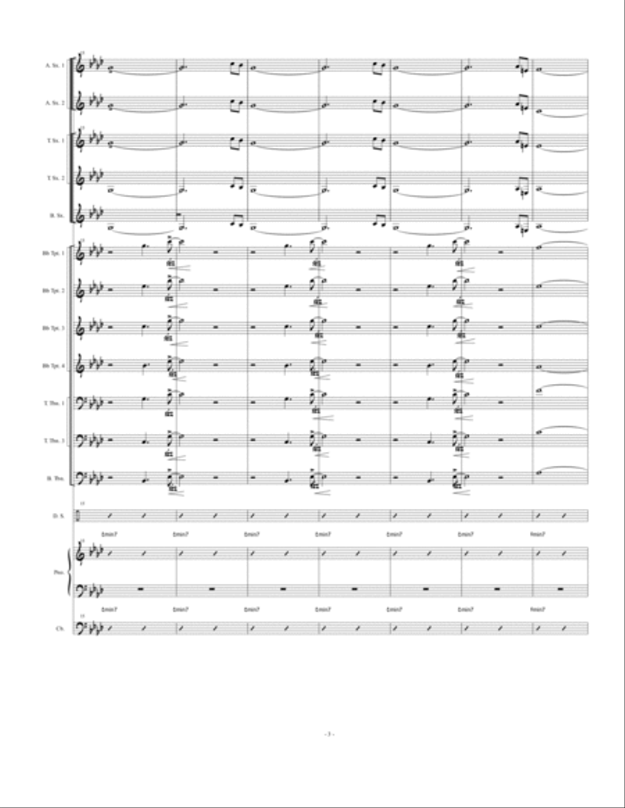 Minor Tree Minor Tree Jazz Ensemble scores gallery preview page 3