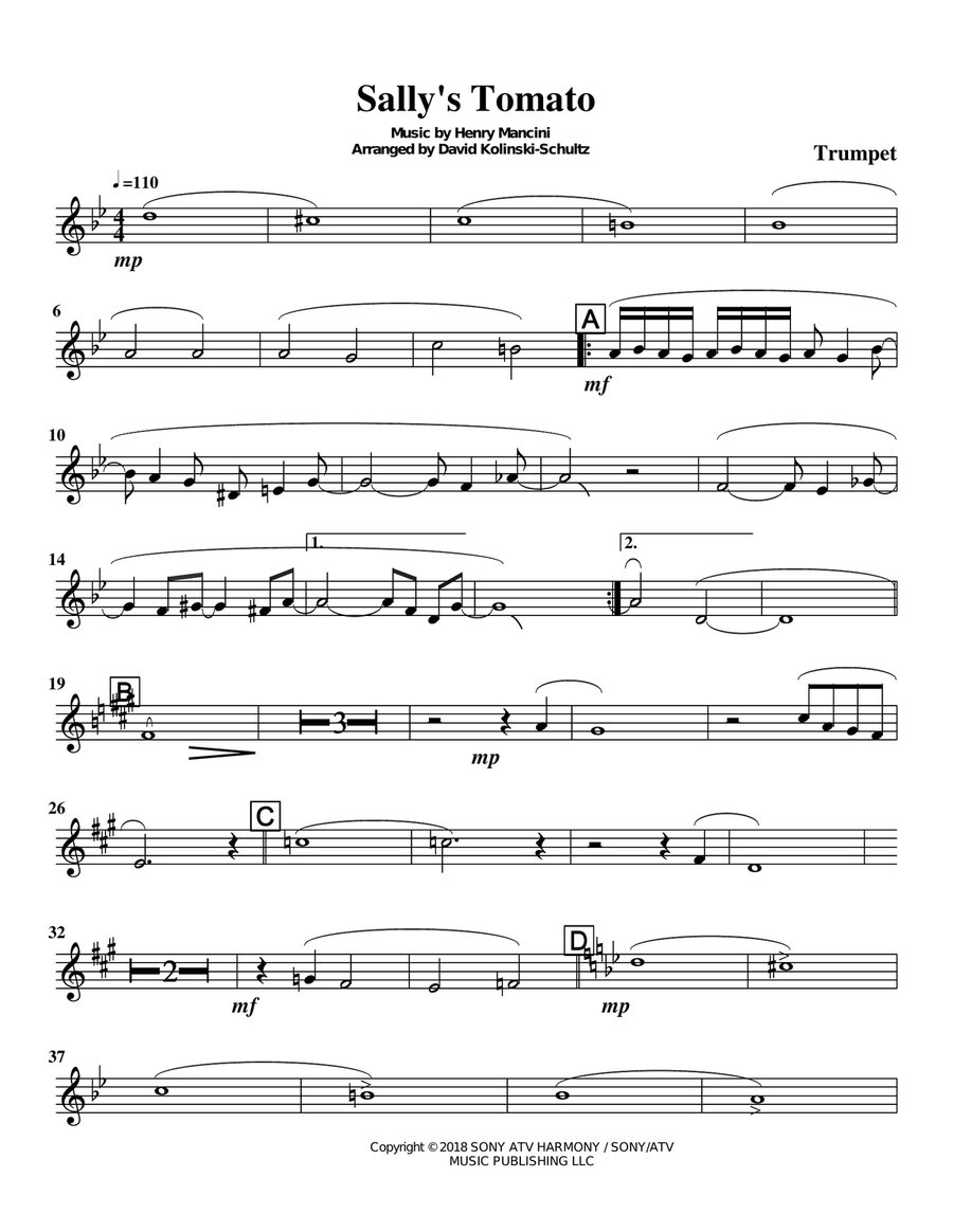 Sally's Tomato Jazz Ensemble scores gallery preview page 2