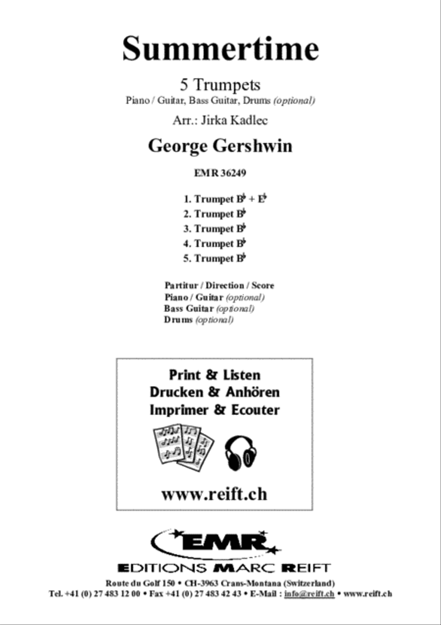 Summertime Trumpet scores gallery preview page 2