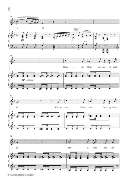 Bellini-Il fervido desiderio in F Major,for voice and piano image number null