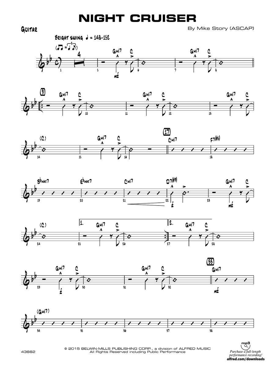 Night Cruiser: Guitar
