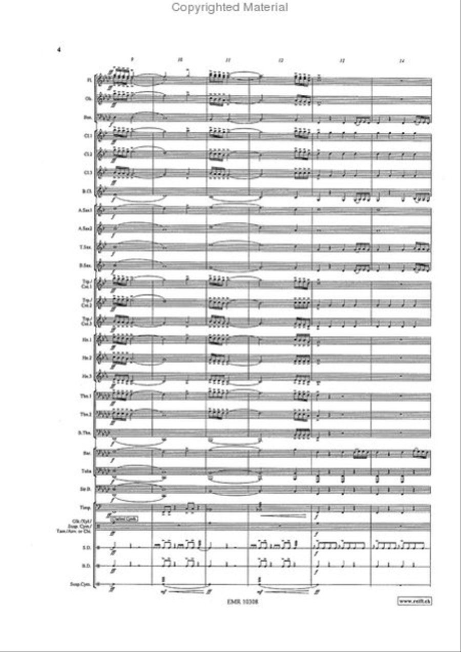 Judge Dredd Concert Band scores gallery preview page 4