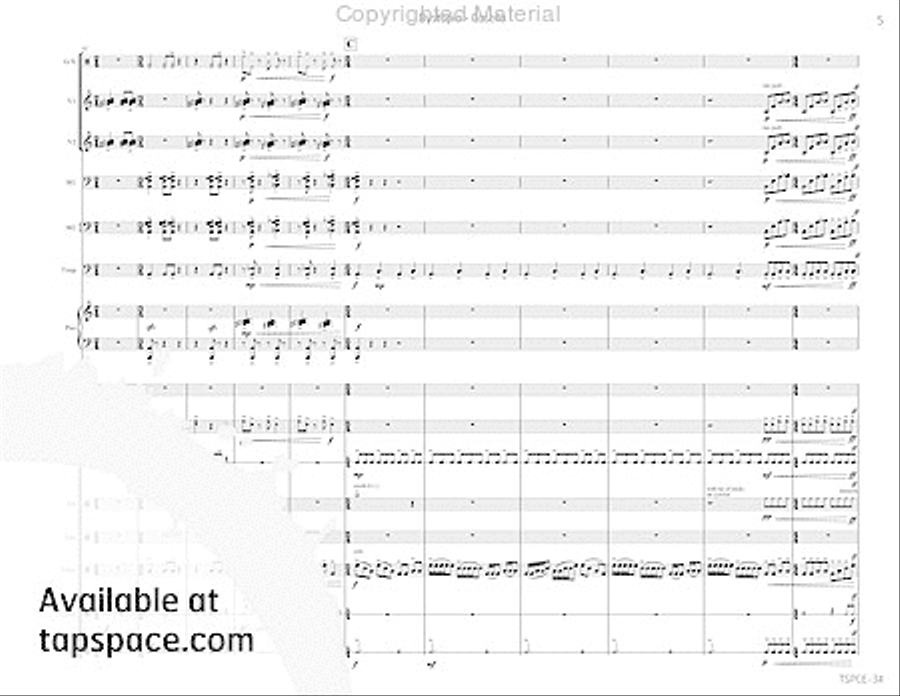 Dystopia Percussion Ensemble scores gallery preview page 10
