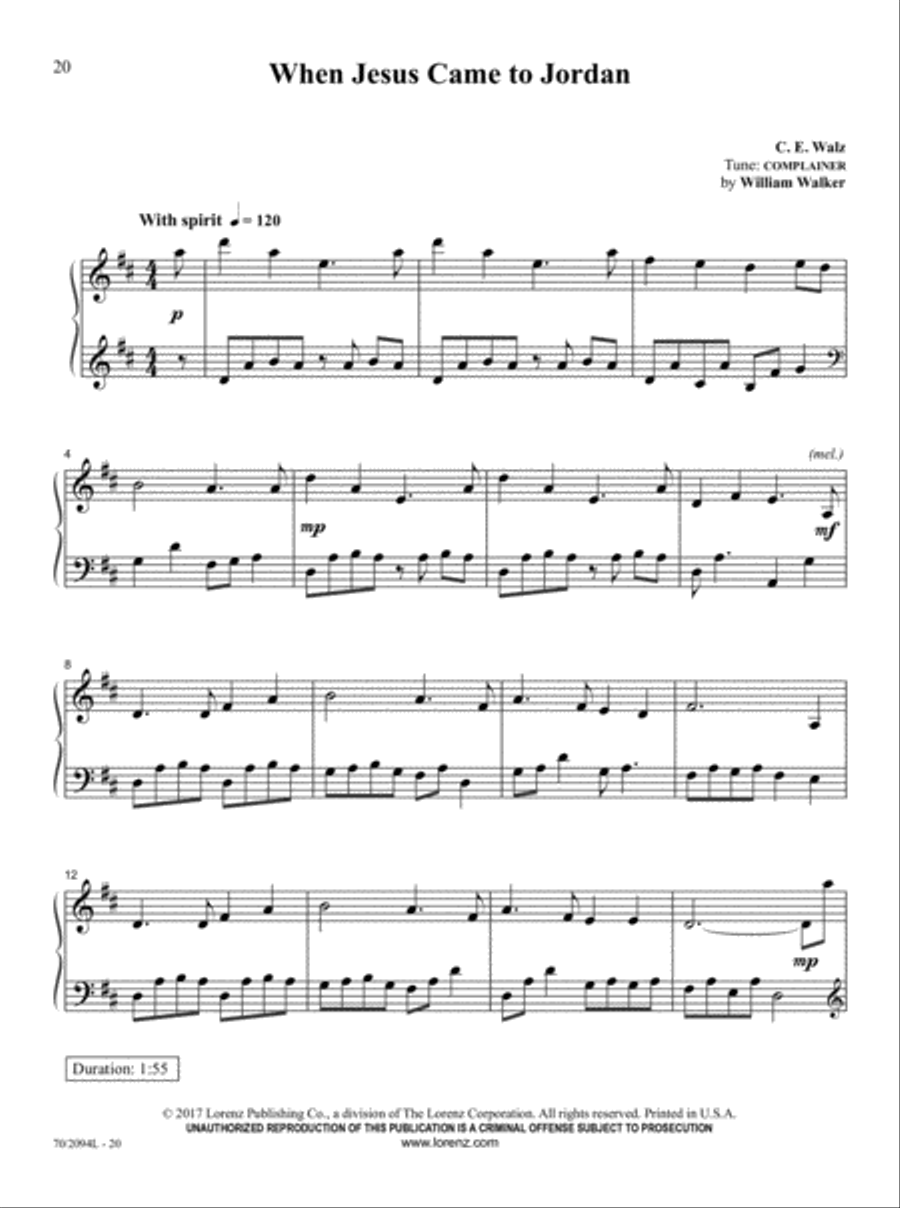 The Church Pianist's Library, Vol. 22 Piano Solo scores gallery preview page 8