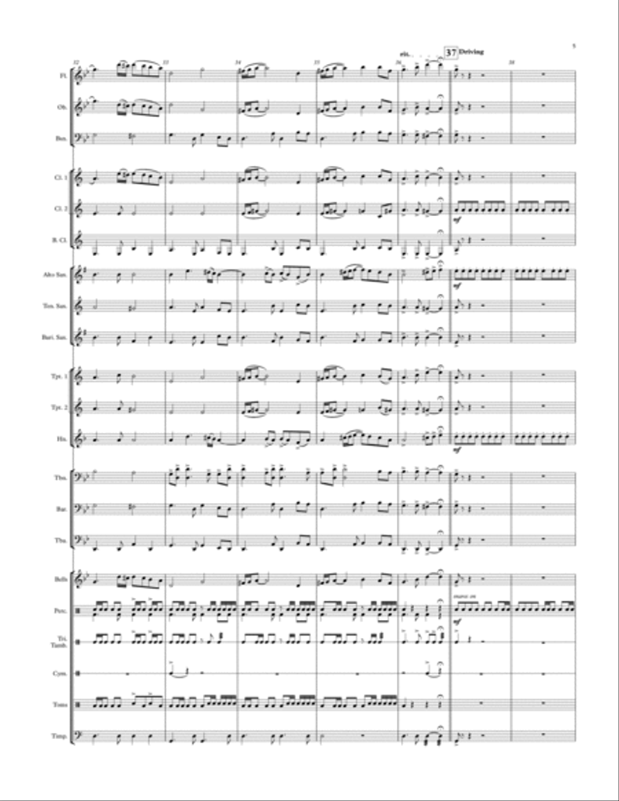 Ancient Egypt - for concert band Concert Band scores gallery preview page 5