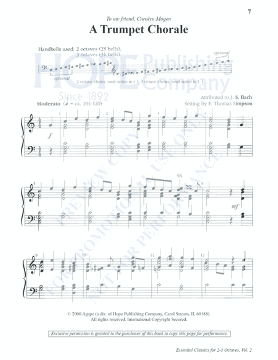 Essential Classics for 2-3 Octaves, Vol. 2 (Reproducible) Reproducible Packs scores gallery preview page 10