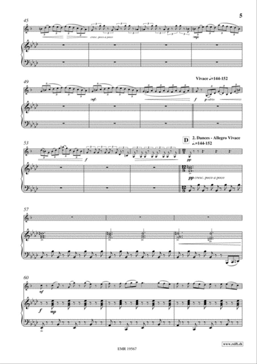Prelude & Dances Voice Solo scores gallery preview page 5