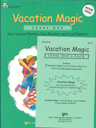 Book cover for Vacation Magic - Level 1 (5-Pack)