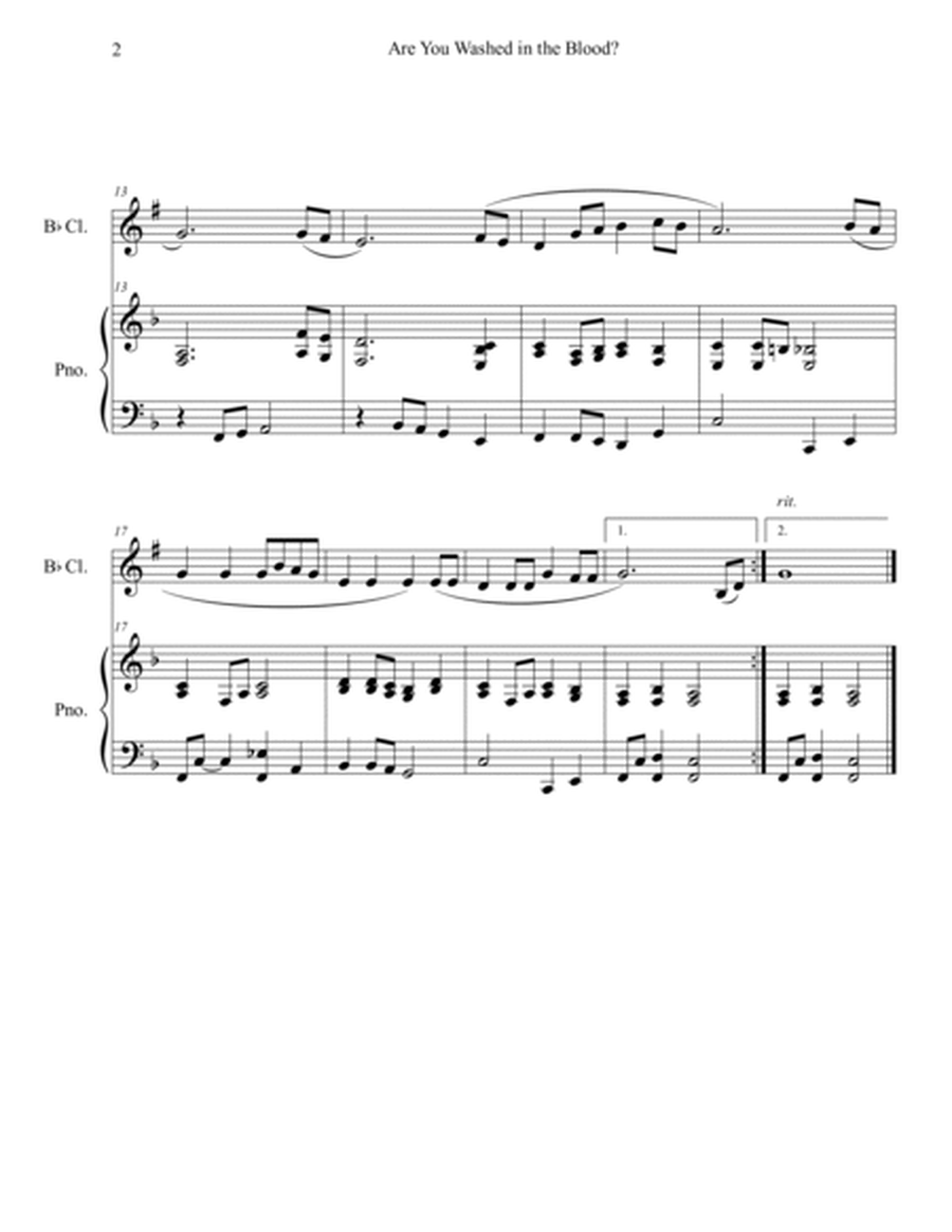 10 Easter Solos for Clarinet and Piano - Vol. 2 image number null